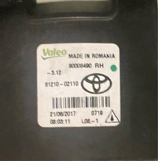 Faro Antiniebla Toyota Yaris