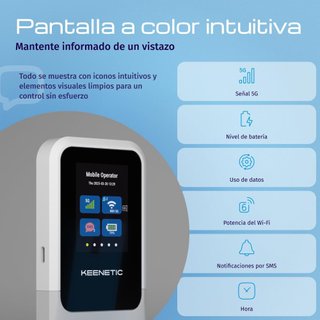 Router Móvil 5G Wi-Fi 6 Keenetic Roamer KN-5210