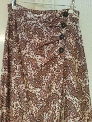 Falda Stradivarius Talla S Estampada