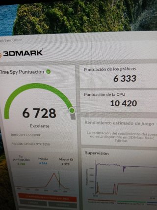 PC Gamer Intel i7-10700F y RTX 3050 8GB