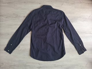 Camisa Zara Negra Manga Larga