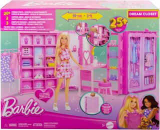 AA  Armario Barbie con Muñeca y Accesorios