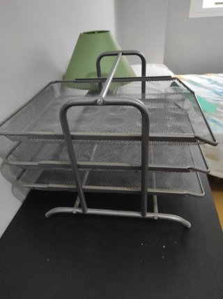 Organizador de documentos Metálico 3 Bandejas