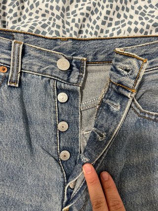 Shorts Levi's Azules Desgastados
