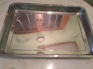 Bandeja de horno metálica