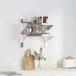 Estante pared acero inoxidable 50x23,5x48cm