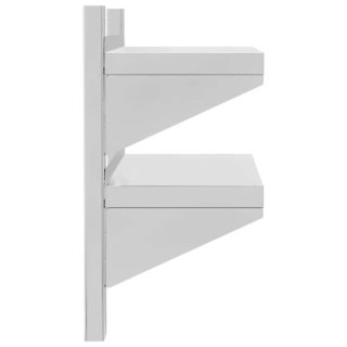 Estante pared acero inoxidable 50x23,5x48cm
