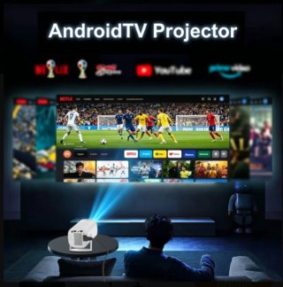 Proyector 4K  Android Blanco⭐⭐⭐⭐⭐