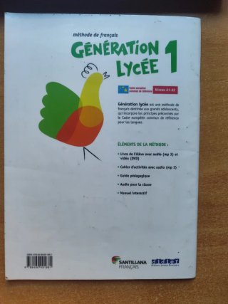 GENERATION LYCEE A1/A2 CAHIER+CD