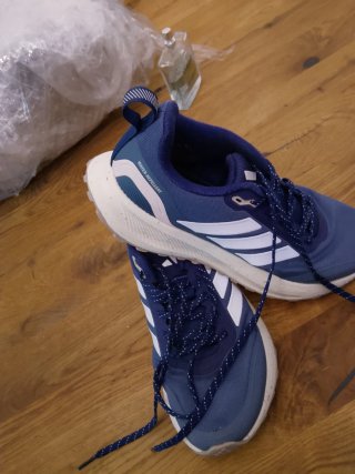 Zapatillas Adidas Azul y Blanco