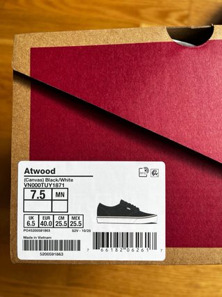 Vans Atwood negras T40 | Nuevas con caja
