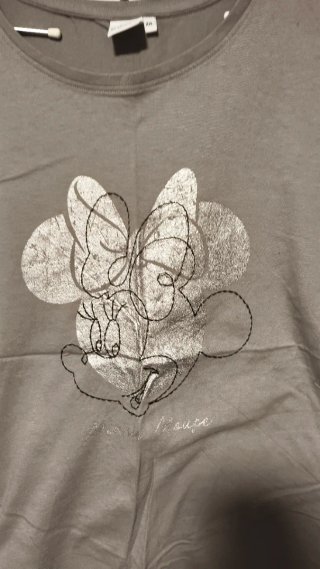 Camiseta gris Minnie Mouse