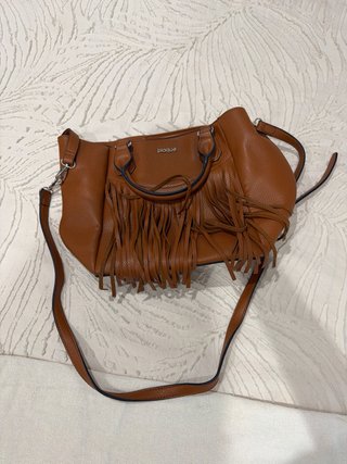 Bolso Blaquè flecos marrón