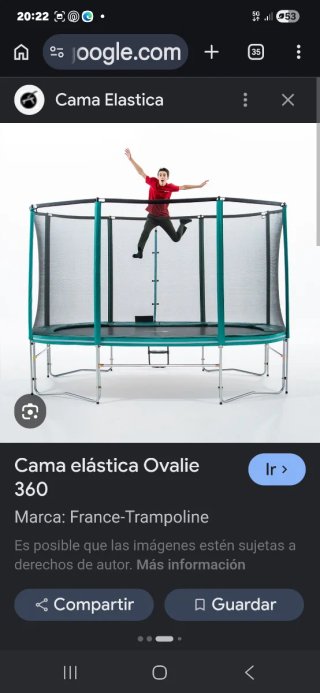 Cama elástica Ovalie 360