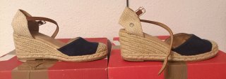 Alpargatas XTI azul y beige