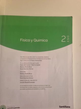 Física y Química, 2 ESO, Castilla y León, Proye...