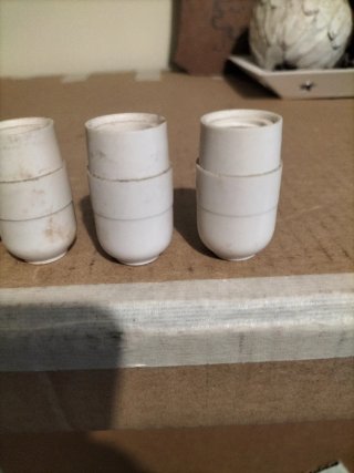 Casquillos vintage (6 unidades)para lamparas