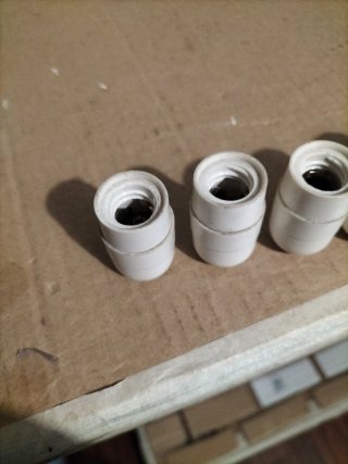 Casquillos vintage (6 unidades)para lamparas