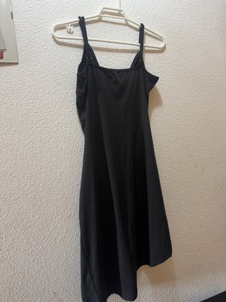 Vestido de fiesta negro con corsé