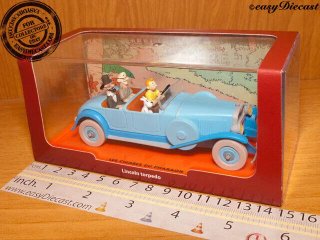 Lincoln Torpedo Tintin 1:43 Cigarros del Faraón