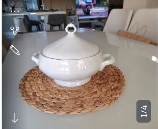 Sopera Allegro Blanca Porcelana