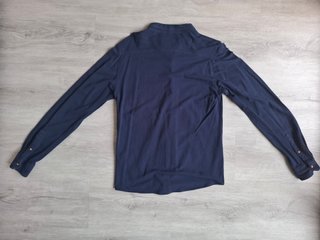 Camisa Springfield Manga Larga Azul