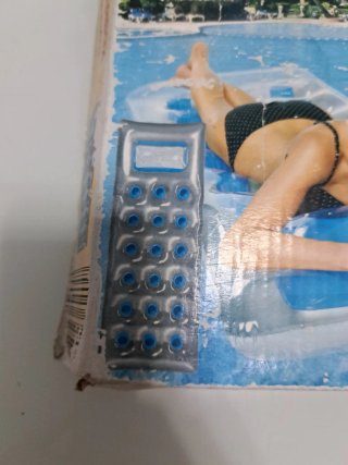 Colchoneta inflable Solarbox transparente