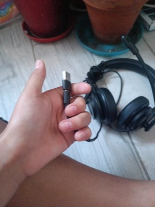 Cascos con micrófono negros