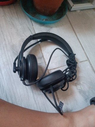 Cascos con micrófono negros