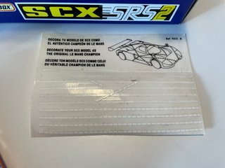 Scalextric SCX SRS2 Mazda 787B Renown 93150.20 MIB