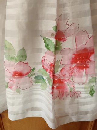 Vestido blanco Mayoral flores