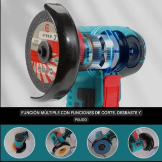 Mini Amoladora Angular Accesorios Maletín