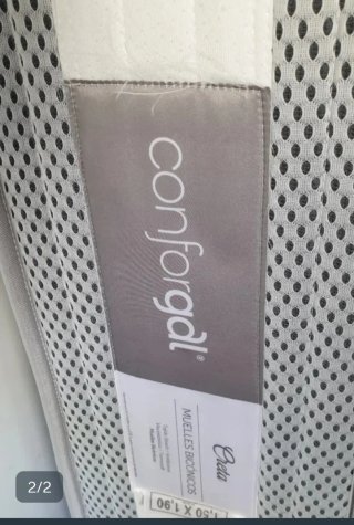 Cabezal de piel y colchón
