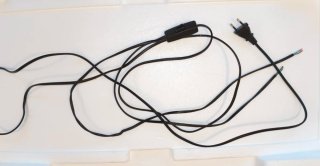 Cable lámpara doble interruptor