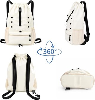 Mochila de Cuerdas Impermeable Bolsa Deporte Gym