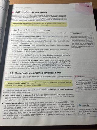 Economía 1.o Bachillerato