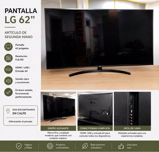 Pantalla LG 62 Full HD - Segunda Mano