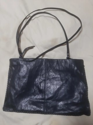 Bolso piel Zara bordado multicolor