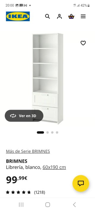 Estantería Ikea Blanca con Cajones