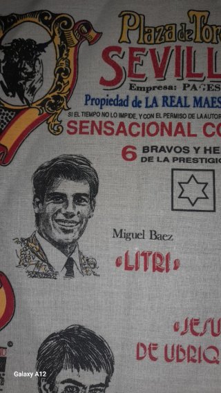 Pañuelo de corrida de toros Bodegas 501