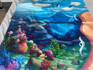 Caja con 80 animales marinos