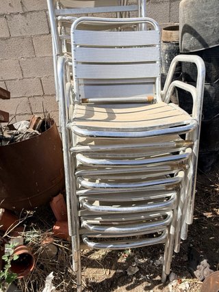 Sillas de aluminio para exterior