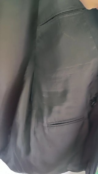Chaqueta de traje hombre negra