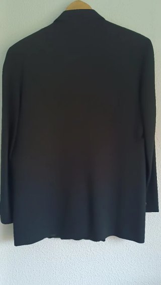 Chaqueta de traje hombre negra