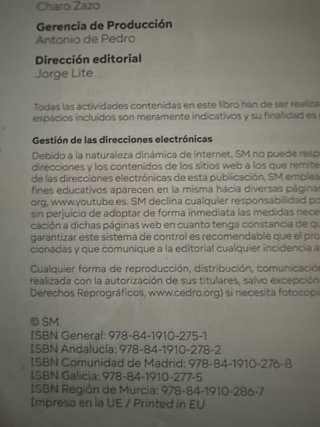 Mate, francés, sociales