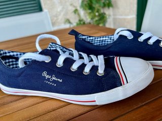 Zapatillas Pepe Jeans Azul/Blanco Talla 39