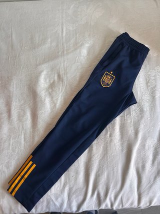 Chándal Adidas España Azul y Rojo talla 11-12 años
