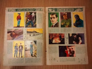 Historia del Cine, 1ª y 2ª parte, álbum de cromos