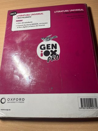 Literatura Universal 1º Bachillerato. Libro del...