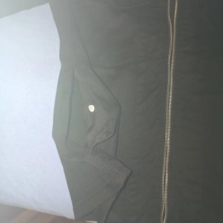 Cazadora Zara algodón chico negra